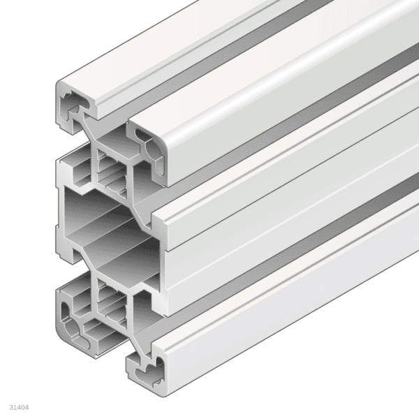 perfil aluminio 40x80 ranurado cs10