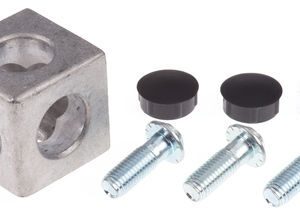 Kit de cubo de esquina Bosch Rexroth 3842524480, 30mm, S12, para ranura de 10mm