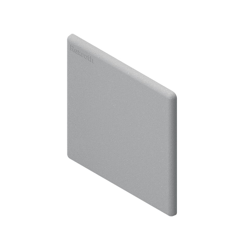 tapa plástico gris perfil aluminio